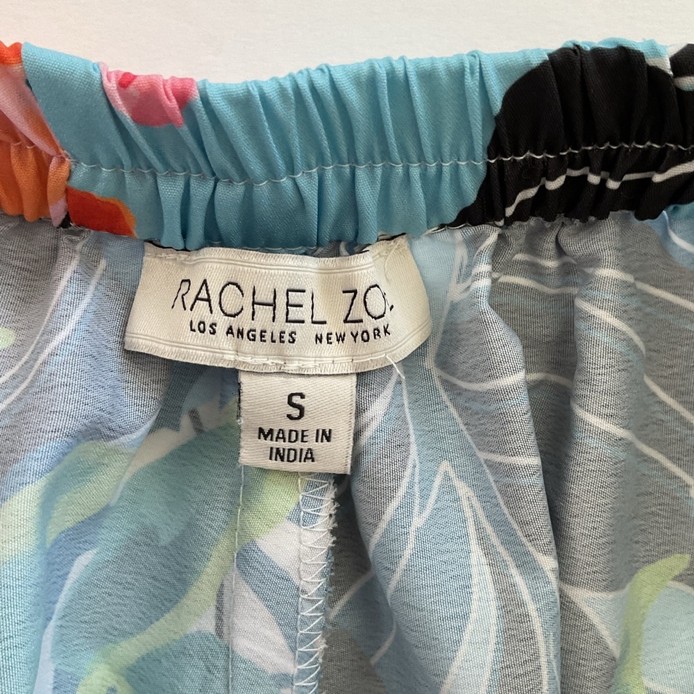 Rachel Zoe Maxi Skirt Floral Print Silky Size S - Picture 4 of 6